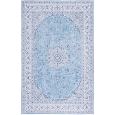 Safavieh 9 x 12 ft. Tucson Collection Rectangle Power Loomed Rug Blue & Grey TSN187M-9